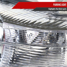2010-2011 Toyota Camry Factory Style Projector Headlights - Chrome/Clear Lens