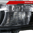 2010-2011 Toyota Camry Factory Style Projector Headlights - Matte Black/Clear Lens