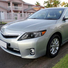2010-2011 Toyota Camry Factory Style Projector Headlights - Matte Black/Clear Lens
