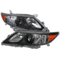2010-2011 Toyota Camry Factory Style Projector Headlights - Matte Black/Clear Lens