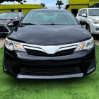 2012-2014 Toyota Camry Projector Headlights w/ Amber Reflectors (Chrome Housing/Clear Lens)