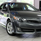 2012-2014 Toyota Camry Projector Headlights w/ Amber Reflectors (Jet Black Housing/Clear Lens)