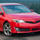 2012-2014 Toyota Camry Projector Headlight w/ Amber Reflector - Passenger Side Only (Jet Black Housing/Clear Lens)