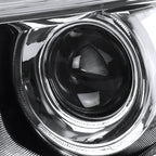 2015-2017 Toyota Camry Projector Headlight w/ Amber Reflector - Driver Side Only (Chrome Housing/Clear Lens)