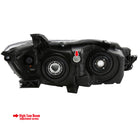 2015-2017 Toyota Camry Projector Headlights w/ Amber Reflectors (Matte Black Housing/Clear Lens)
