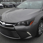 2015-2017 Toyota Camry Projector Headlights w/ Amber Reflectors (Matte Black Housing/Clear Lens)