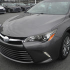 2015-2017 Toyota Camry Projector Headlights w/ Amber Reflectors (Gunmetal Housing/Clear Lens)
