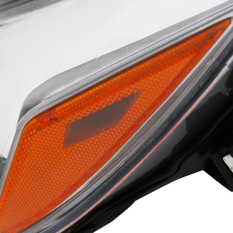 2015-2017 Toyota Camry Projector Headlight w/ Amber Reflector - Driver Side Only (Gunmetal Housing/Clear Lens)
