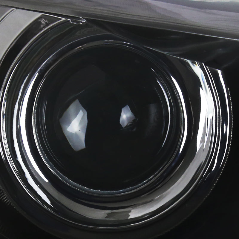 2015-2017 Toyota Camry Projector Headlight w/ Amber Reflector - Passenger Side Only (Gunmetal housing/Clear Lens)