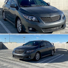 2009-2010 Toyota Corolla Dual Halo Projector Headlights (Matte Black Housing/Clear Lens)