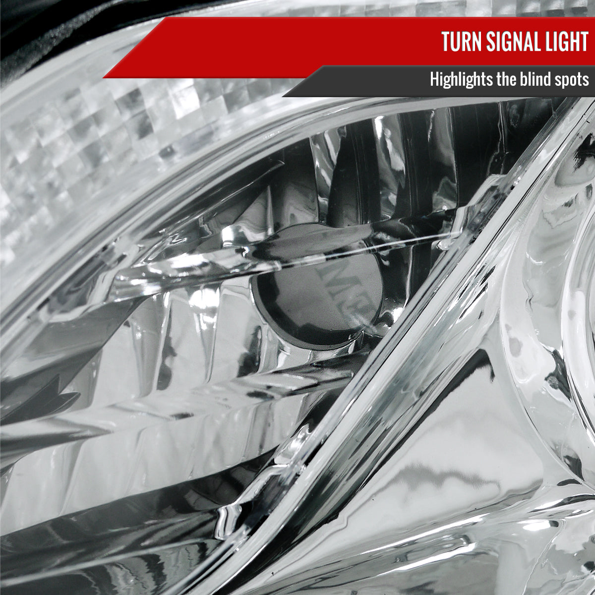2011-2013 Toyota Corolla Projector Headlights w/ LED Light Strip (Chrome Housing/Clear Lens)