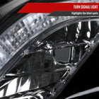 2011-2013 Toyota Corolla Projector Headlights w/ LED Light Strip (Glossy Black Housing/Smoke Lens)