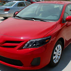 2011-2013 Toyota Corolla Projector Headlights w/ LED Light Strip (Glossy Black Housing/Smoke Lens)