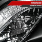 2011-2013 Toyota Corolla Projector Headlights w/ LED Light Strip (Matte Black Housing/Clear Lens)