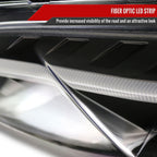 2007-2011 Honda CRV LED Bar Projector Headlights (Matte Black Housing/Clear Lens)