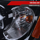 2001-2003 Honda Civic Dual Halo Projector Headlights (Glossy Black Housing/Smoke Lens)