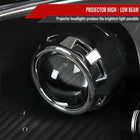 2001-2003 Honda Civic Retro Style Projector Headlights - Matte Black/Clear Lens