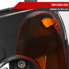 2001-2003 Honda Civic Retro Style Projector Headlights - Matte Black/Clear Lens