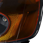2001-2003 Honda Civic Retro Style Projector Headlights - Matte Black/Clear Lens