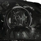 2004-2005 Honda Civic Projector Headlights w/ LED Light Strip - Chrome/Smoke Lens