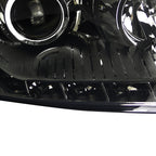 2004-2005 Honda Civic Projector Headlights w/ LED Light Strip - Chrome/Smoke Lens