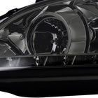 2004-2005 Honda Civic Projector Headlights w/ LED Light Strip - Chrome/Smoke Lens
