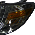 2004-2005 Honda Civic Projector Headlights w/ LED Light Strip - Chrome/Smoke Lens