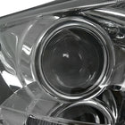 2006-2011 Honda Civic Coupe Projector Headlights w/ LED Light Strips - Chrome/Clear Lens
