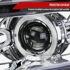 2006-2011 Honda Civic Coupe Dual Halo Projector Headlights (Chrome Housing/Clear Lens)