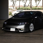 2006-2011 Honda Civic Coupe Dual Halo Projector Headlights (Glossy Black Housing/Smoke Lens)