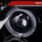 2006-2011 Honda Civic Coupe Dual Halo Projector Headlights (Glossy Black Housing/Smoke Lens)