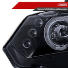 2006-2011 Honda Civic Coupe Dual Halo Projector Headlights (Glossy Black Housing/Smoke Lens)