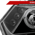 2006-2011 Honda Civic Coupe Dual Halo Projector Headlights (Matte Black Housing/Clear Lens)