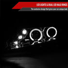 2006-2011 Honda Civic Sedan Dual Halo Projector Headlights (Chrome Housing/Clear Lens)
