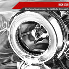 2006-2011 Honda Civic Sedan Dual Halo Projector Headlights (Chrome Housing/Clear Lens)