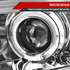 2006-2011 Honda Civic Sedan Dual Halo Projector Headlights (Chrome Housing/Clear Lens)