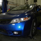 2006-2011 Honda Civic Sedan Dual Halo Projector Headlights (Chrome Housing/Clear Lens)