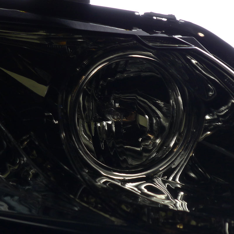 2006-2011 Honda Civic Sedan Projector Headlights w/ LED Light Strip - Chrome/Smoke Lens