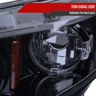 2006-2011 Honda Civic Sedan Dual Halo Projector Headlights (Glossy Black Housing/Smoke Lens)