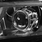 2006-2011 Honda Civic Sedan Retro Style Projector Headlights - Matte Black/Clear Lens