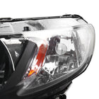 2006-2011 Honda Civic Sedan Retro Style Projector Headlights - Matte Black/Clear Lens