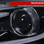 2012-2013 Honda Civic Coupe/2012-2015 Civic Sedan LED Bar Projector Headlights (Glossy Black Housing/Smoke Lens)