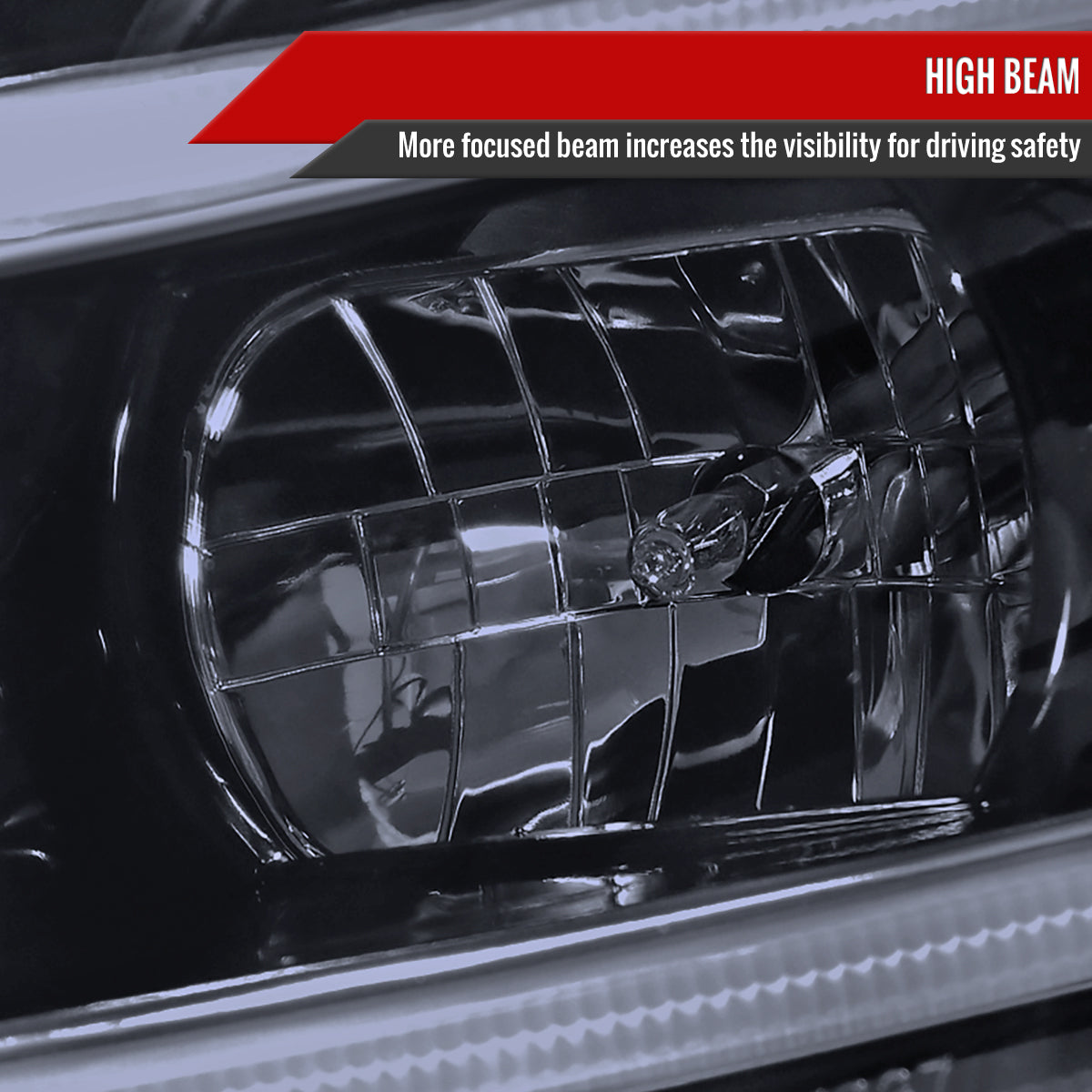 2012-2013 Honda Civic Coupe/2012-2015 Civic Sedan LED Bar Projector Headlights (Glossy Black Housing/Smoke Lens)
