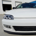 1992-1995 Honda Civic Dual Halo Projector Headlights (Chrome Housing/Clear Lens)