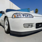1992-1995 Honda Civic Dual Halo Projector Headlights (Chrome Housing/Clear Lens)