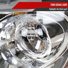 1992-1995 Honda Civic Dual Halo Projector Headlights (Chrome Housing/Clear Lens)