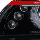 1992-1995 Honda Civic Dual Halo Projector Headlights (Glossy Black Housing/Smoke Lens)