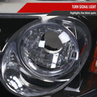 1992-1995 Honda Civic Dual Halo Projector Headlights (Glossy Black Housing/Smoke Lens)