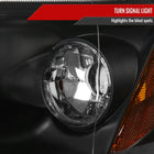 1999-2000 Honda Civic Dual Halo Projector Headlights (Matte Black Housing/Clear Lens)