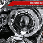 2006-2011 Mitsubishi Eclipse Dual Halo Projector Headlights (Chrome Housing/Clear Lens)
